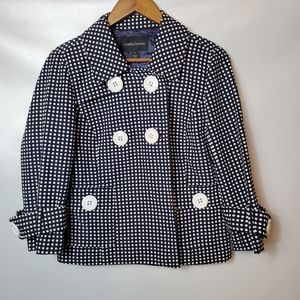 JohnPaulRuchard Polka Dot Double Breast Blazer